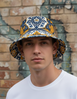 Pictorial Azulejo bucket hats