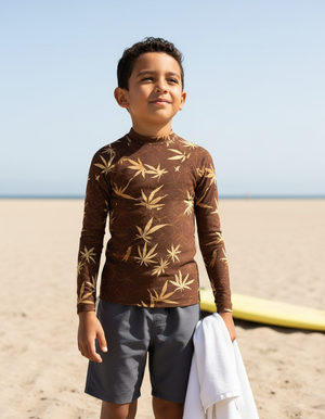 Kids Muskmelon Mizu kids rashguards