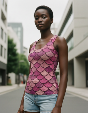 Women's Amaranth Nereid women's tank tops