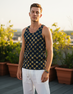 Lime Yuki Tank Top Men's Tank Top — Dripper