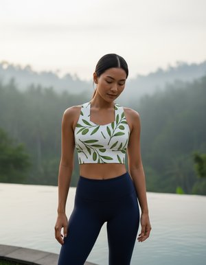 Verdant Sports Bra Longline Sports Bra — Dripper