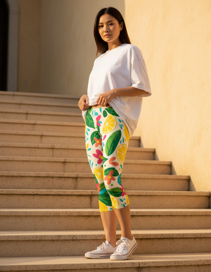 Zesty Capri Leggings Capri Leggings — Dripper