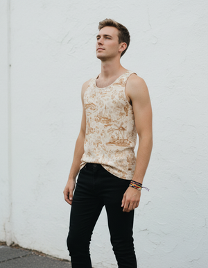 Muskmelon Cerulean Tank Top Men's Tank Top — Dripper