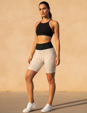 Meadow Yoga Shorts Yoga Shorts — Dripper