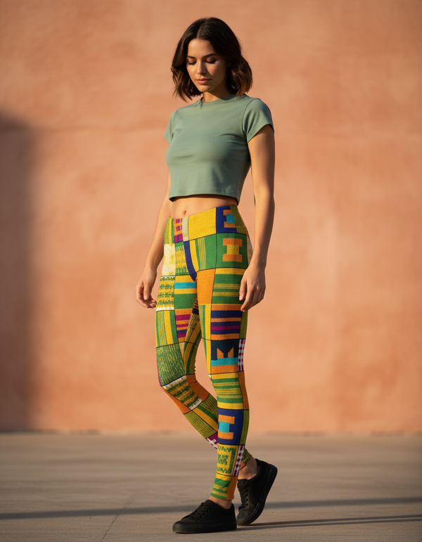 African Collection leggings
