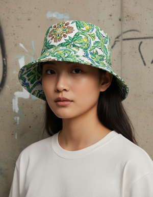 Sicilian Maiolica bucket hats