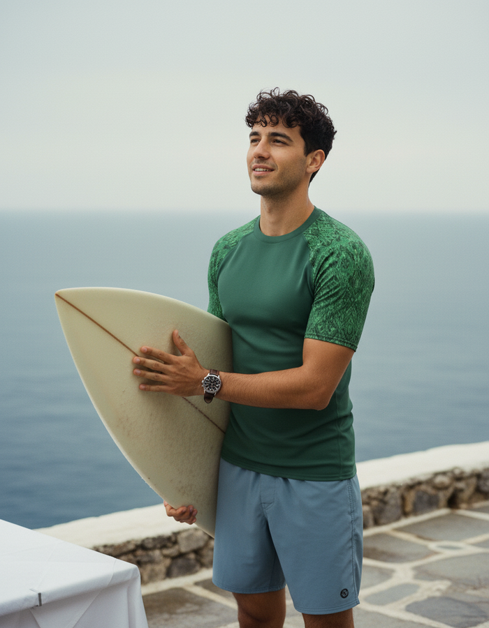 Rashguard — Men's Runway Emerald Siam