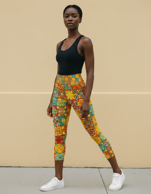 Chroma Capri Yoga Leggings Capri Yoga Leggings — Dripper
