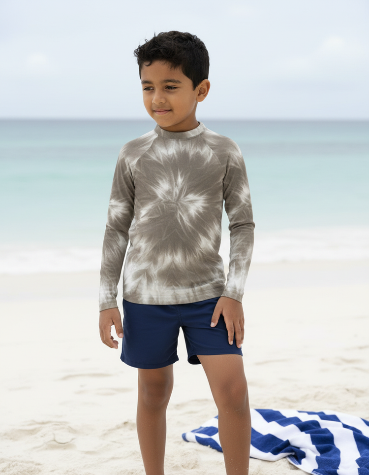 Kids Ice-Dye Rash Guard