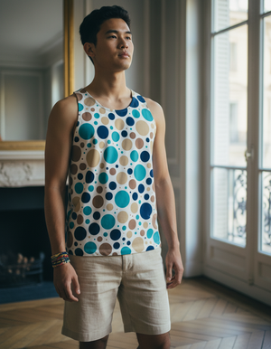 White Onyx Zest Tank Top Men's Tank Top — Dripper