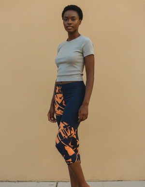 Citrus Orange Vivid leggings