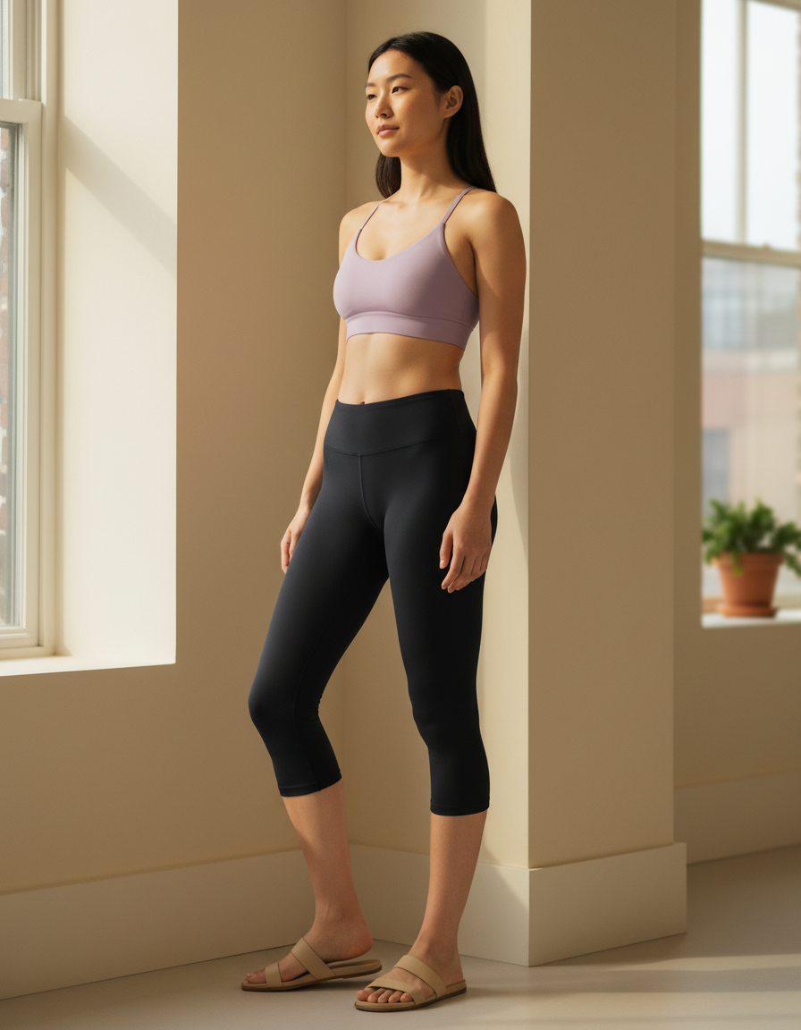 Capri Leggings in Ink