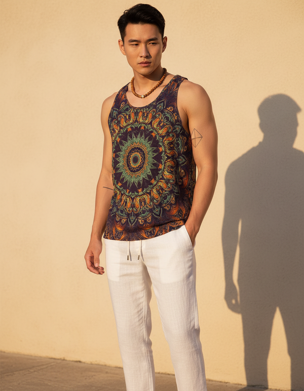 Boho Collection men's tank tops