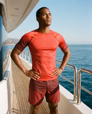 Men's Lava Falls Spectrum men's short-sleeve rashguards