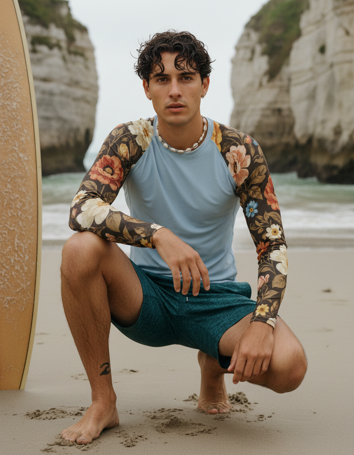 Rashguard — Men's Coffee Bean Elysium