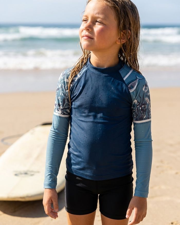 Rashguard — Girls Marine Slate Chorus