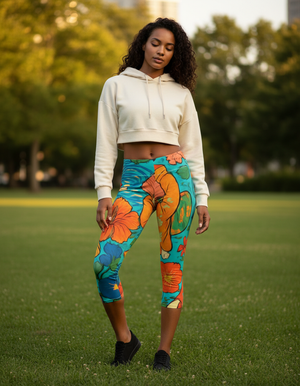 Eclipse Capri Leggings Capri Leggings — Dripper