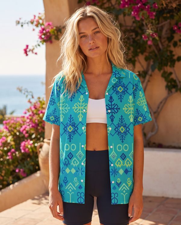 Kilim Collection women's hawaiian shirts