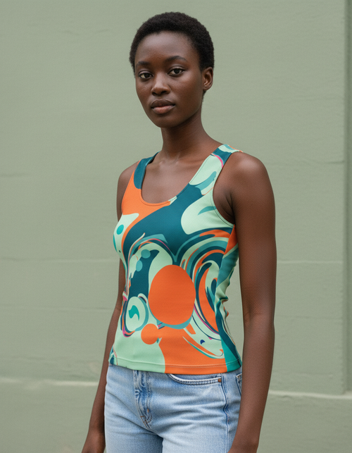 Alexandrite Vortex Tank Top Women's Tank Top — Dripper