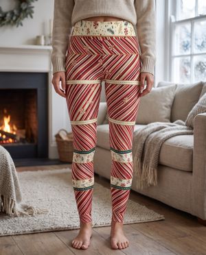 Candycane women's base layer bottoms