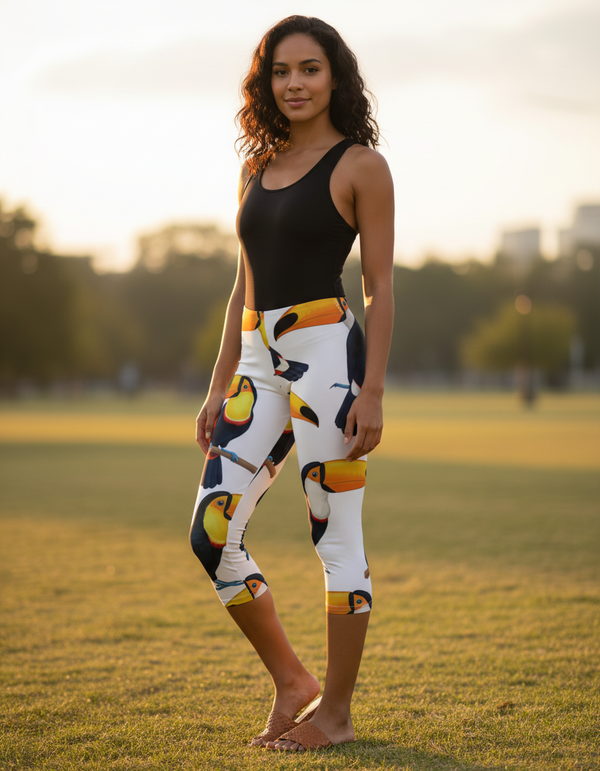 Toucan Collection capri leggings