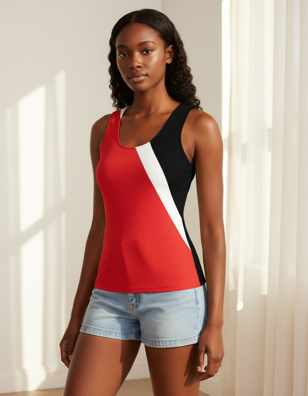 Trinidadian Flag tank tops