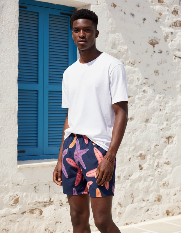 Men's Swim Trunks in Aster