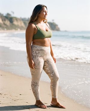 Angora Riptide plus size leggings