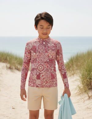 Youth Tea Rose Riad youth rashguards