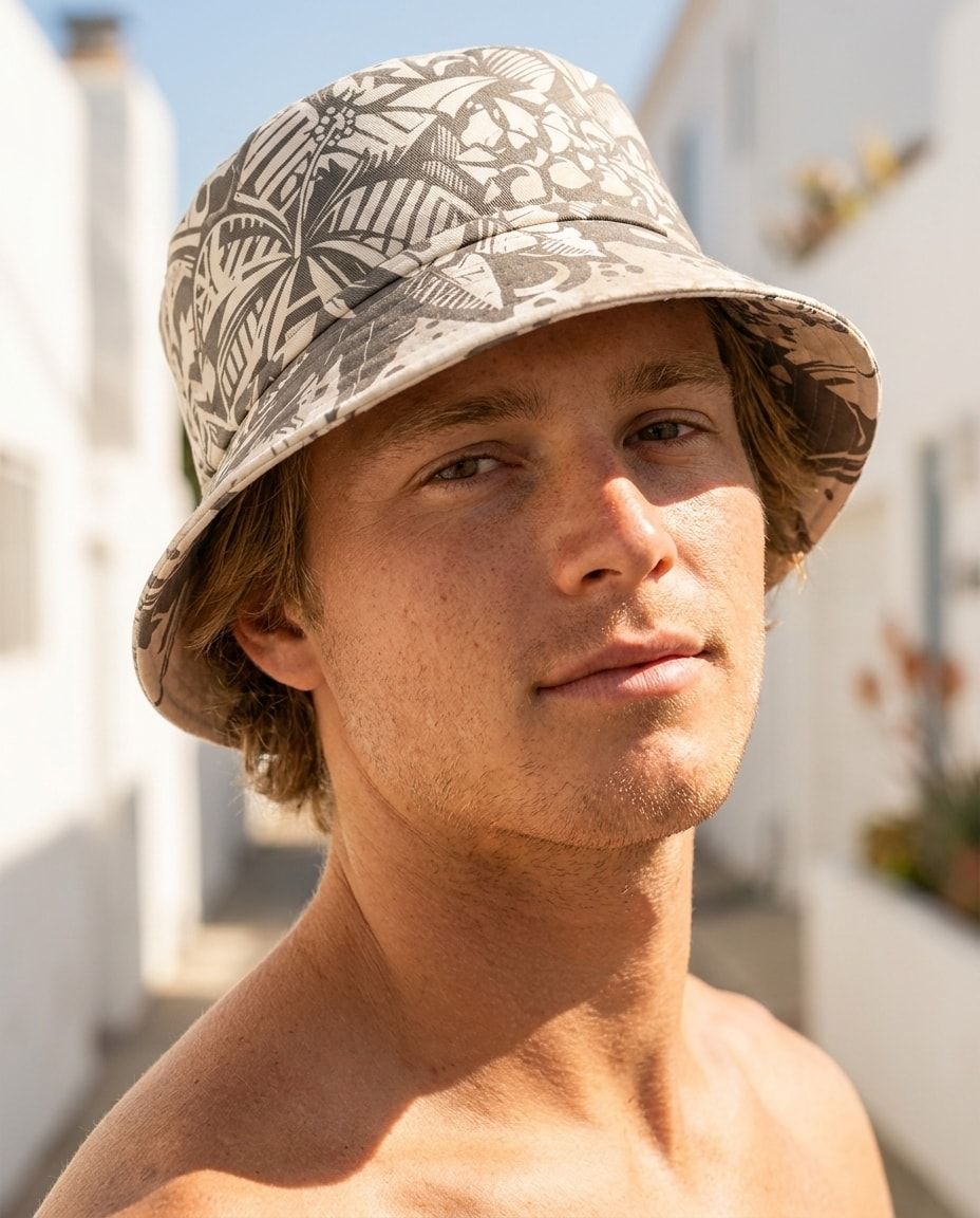 White Onyx Lani Kai bucket hats — view 1 of 2