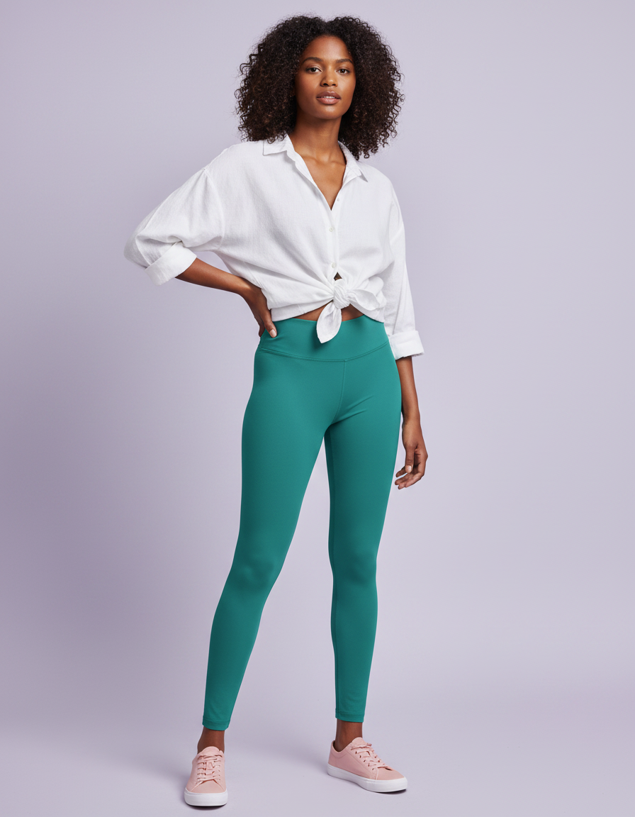 Full-Length Leggings in Transformative Teal