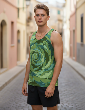 Lime Aqua Tank Top Men's Tank Top — Lolekai