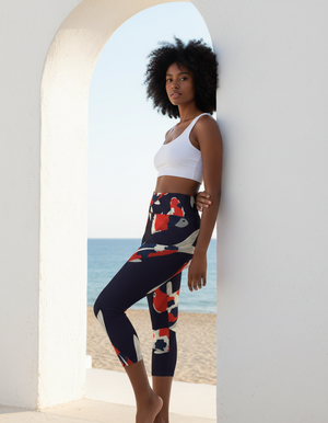 Serenity Leggings Capri Yoga Leggings — Dripper