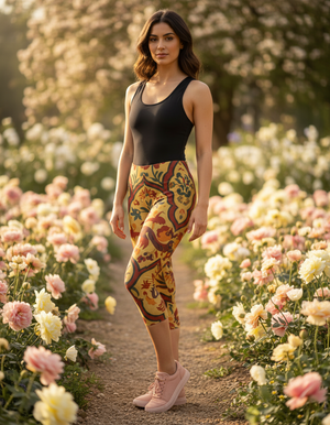 Tazar capri leggings