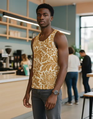 Amber Haze Ember Tank Top Men's Tank Top — Dripper