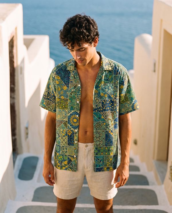 Moroccan Collection men's hawaiian shirts