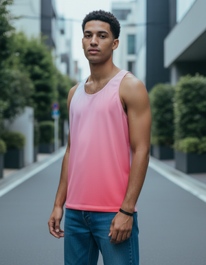 Millennial Pink Elysium Tank Top Men's Tank Top — Dripper