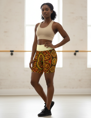 Andes yoga shorts
