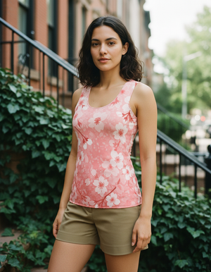 Coral Petal Tank Top Women's Tank Top — Dripper