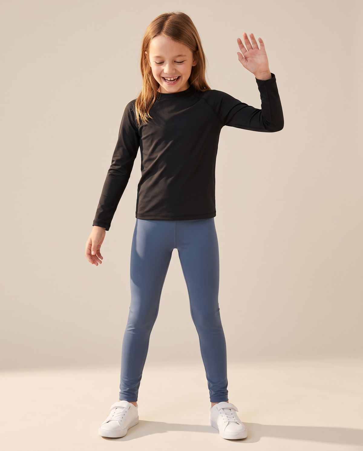 Slate Girls Leggings Girls Leggings — Lolekai