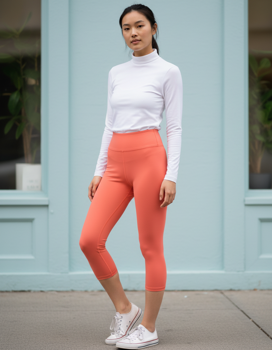 Capri-Yoga Leggings in Sunrise