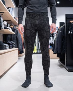 Leather men's base layer bottoms