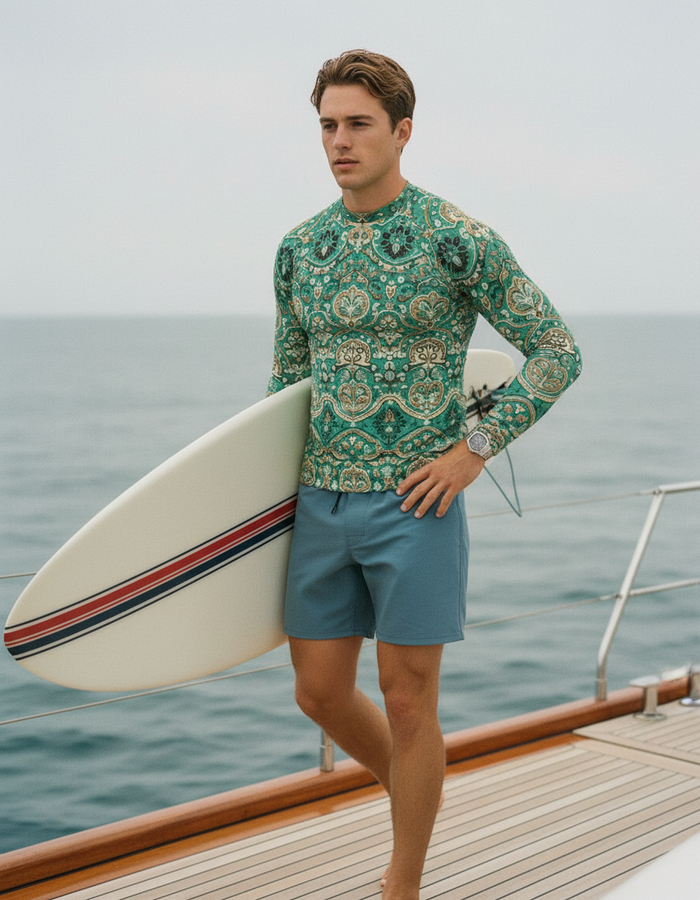 Rashguard — Men's Alexandrite Rangoli
