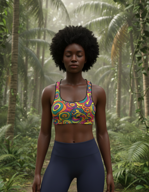Funky Sports Bra Sports Bra — Dripper