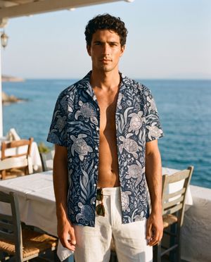 Hulopoe men's hawaiian shirts