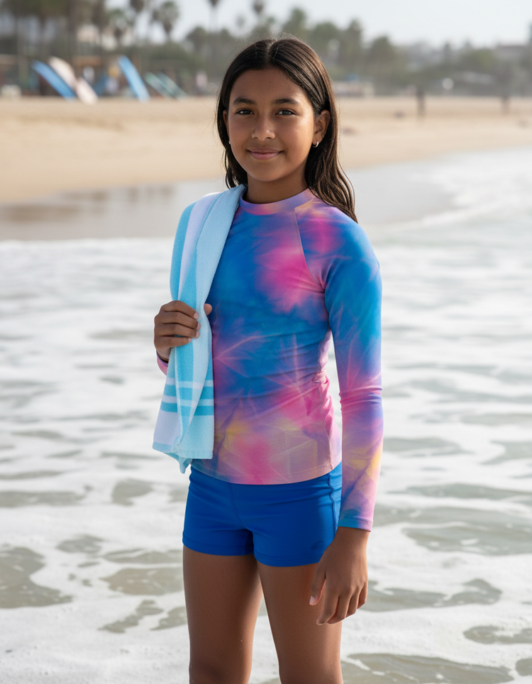 Youth Ice-Dye Rash Guard
