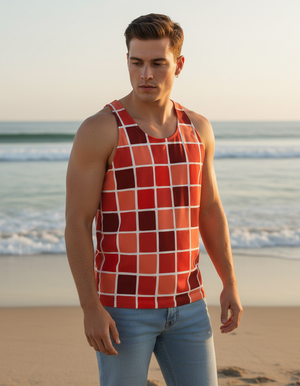 Fiery Red Prism Tank Top bikini — Dripper