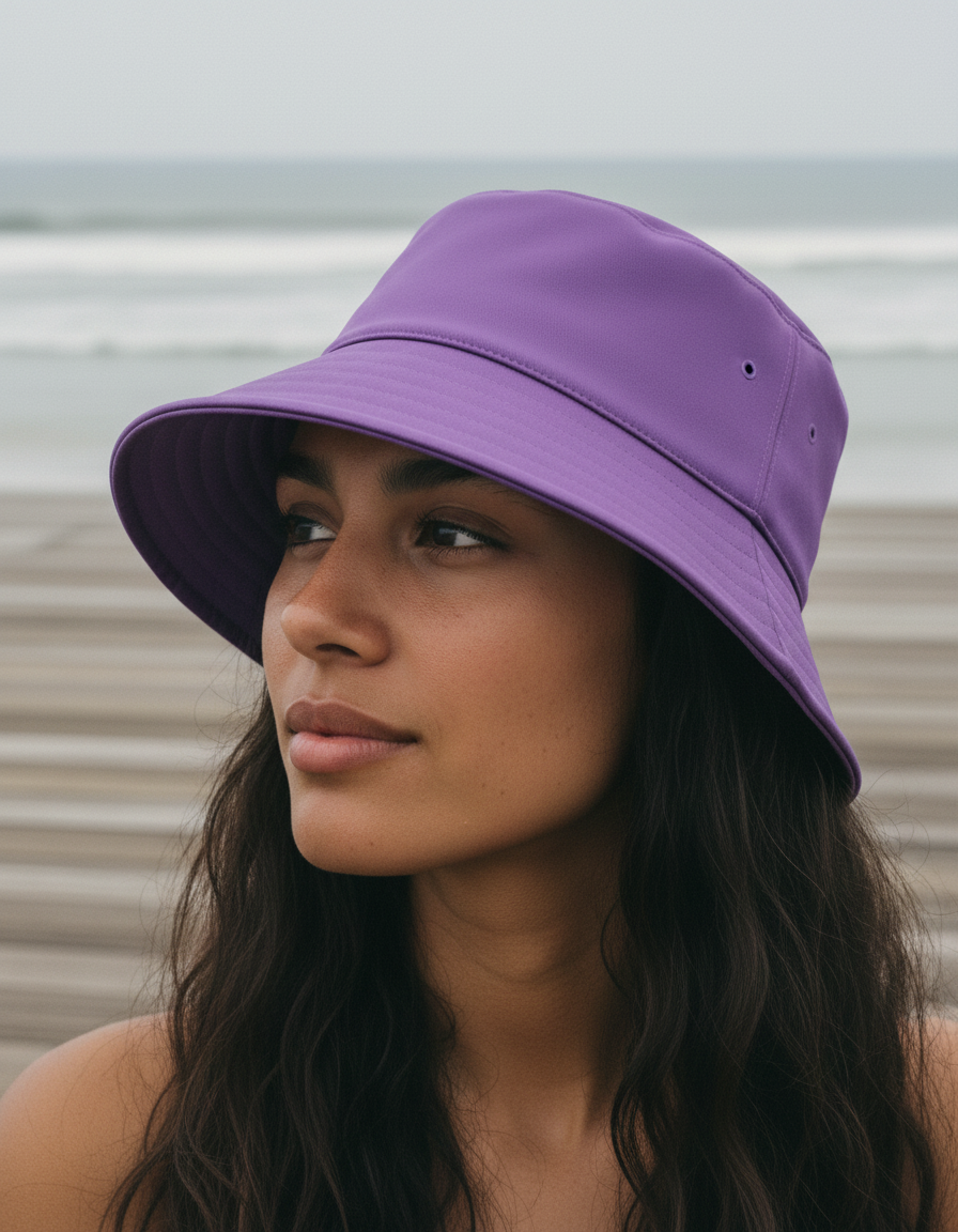 Bucket hat in Violet
