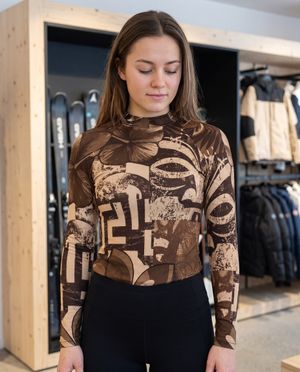 Coffee Bean Kanaloa Base Layer Top Women's Rashguard — Lolekai