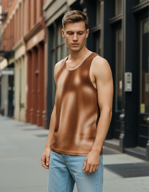 Men's Coffee Bean Chroma tank tops